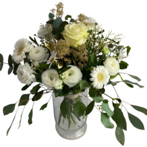 Bouquet blanc doré