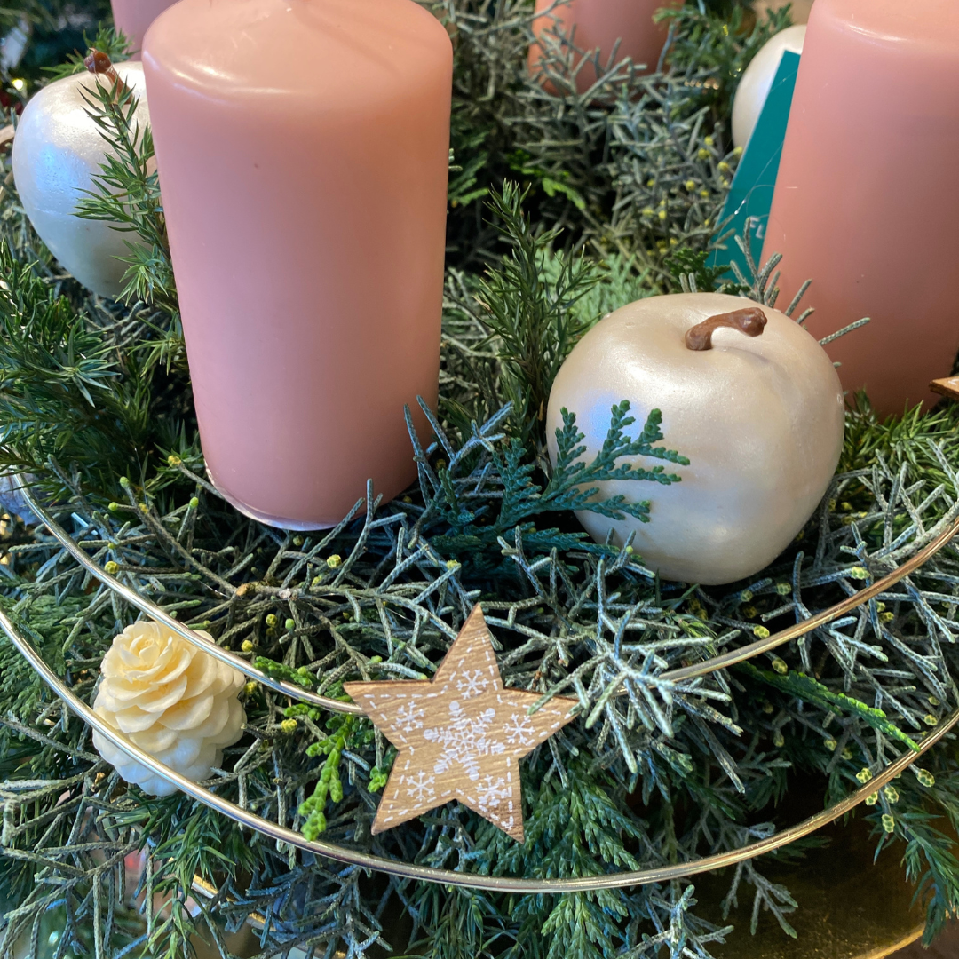 Couronne de l'Avent rose – Image 3